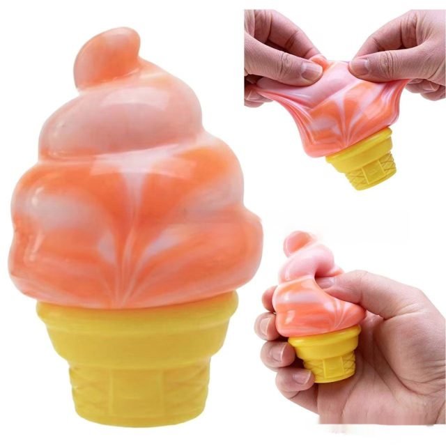 Cotton-Candy Swirl Ice Cream Squishy — photo 3