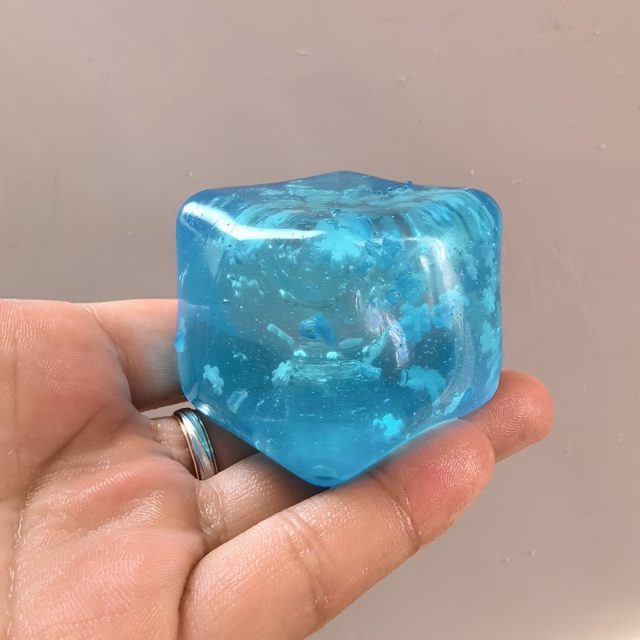 Icy Water-Cube Jelly Squishy