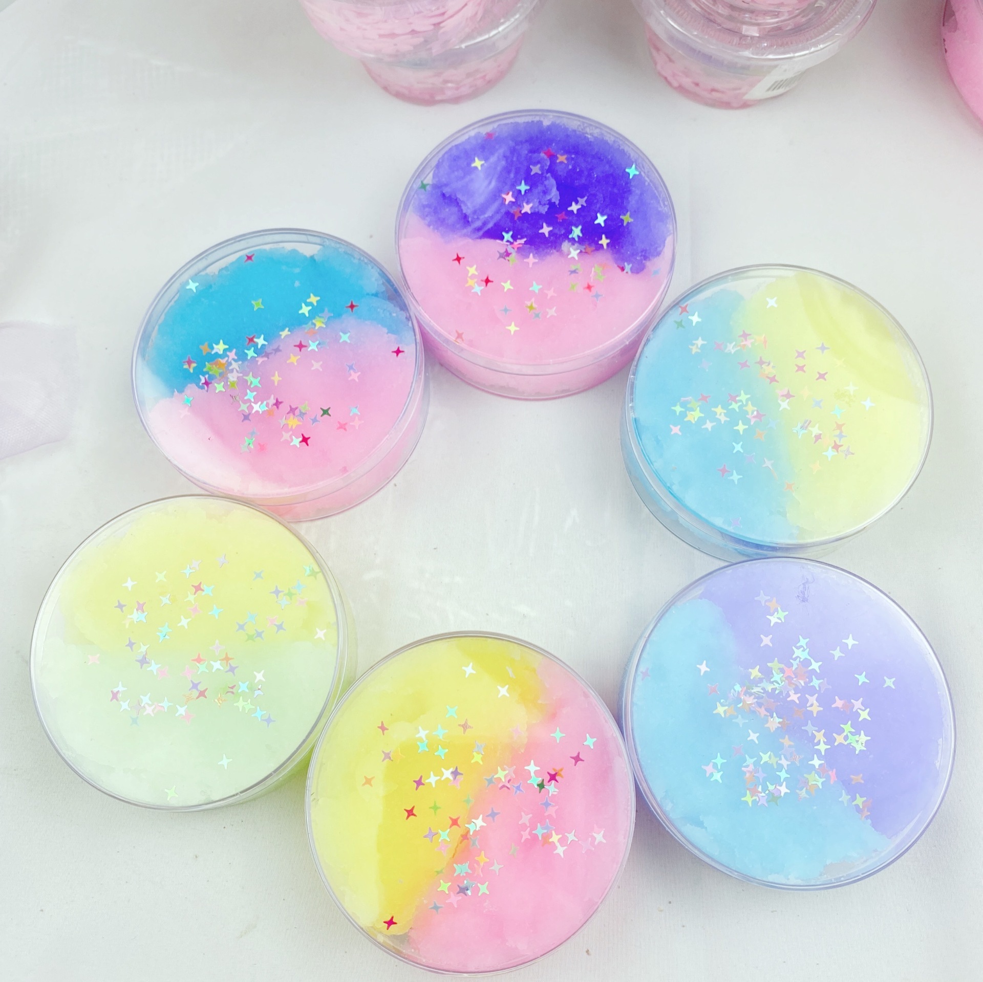 Pastel Cloud Slime Tubs — photo 3
