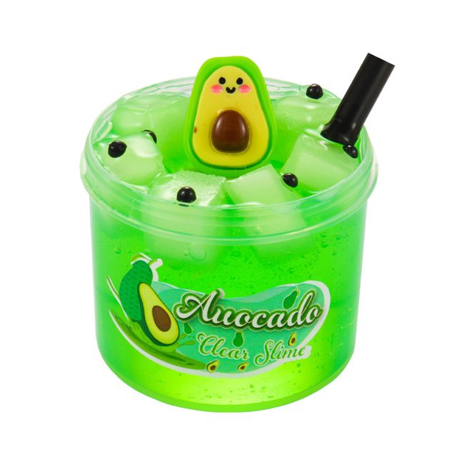 Avocado Crunch Clear Slime — photo 2