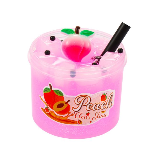 Peach Crunch Clear Slime โ photo 2