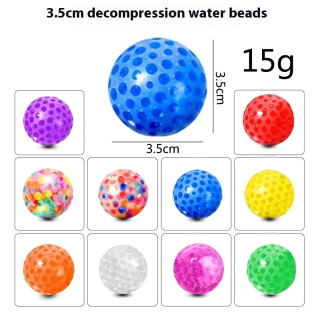 Rainbow Water-Bead Squeeze Ball