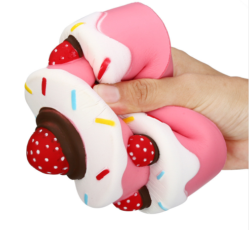 Jumbo Strawberry Cupcake Squishy โ photo 3