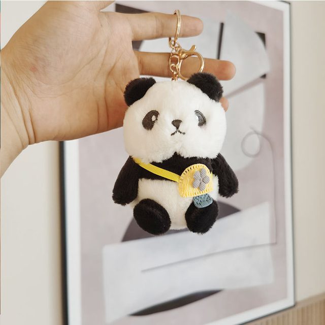 Panda With Tiny Frog Bag Keychain โ photo 2