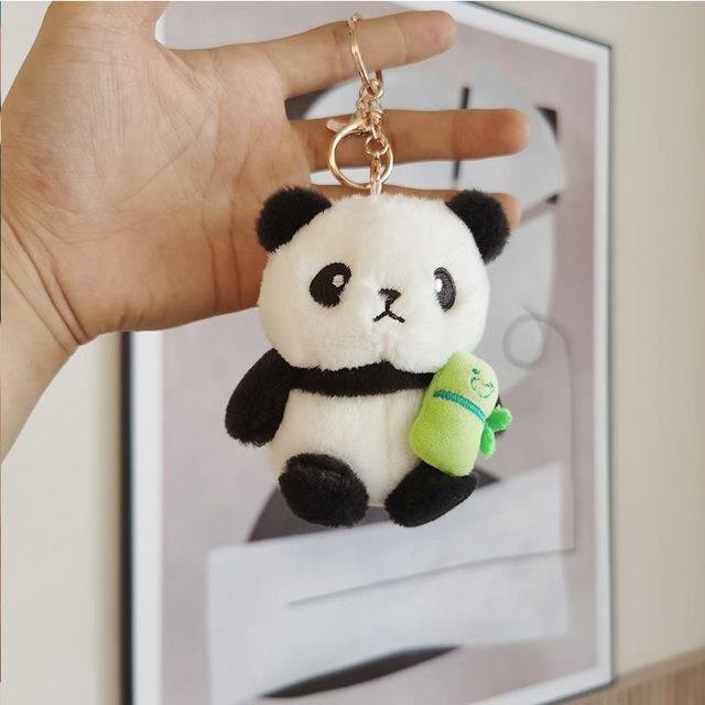Panda With Tiny Frog Bag Keychain โ photo 3