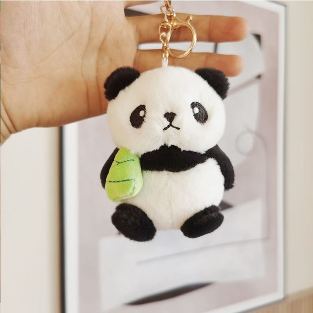Panda With Tiny Frog Bag Keychain โ photo 4
