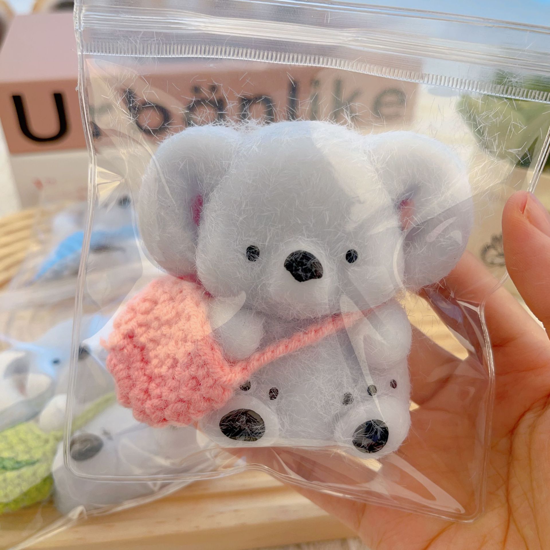 Fuzzy Koala Hug Charm