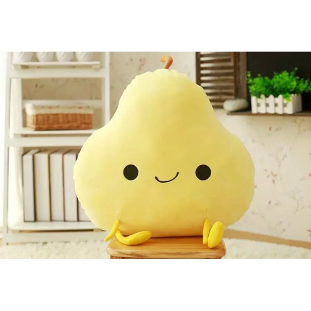 Big Smiley Peach Pillow Plush — photo 3