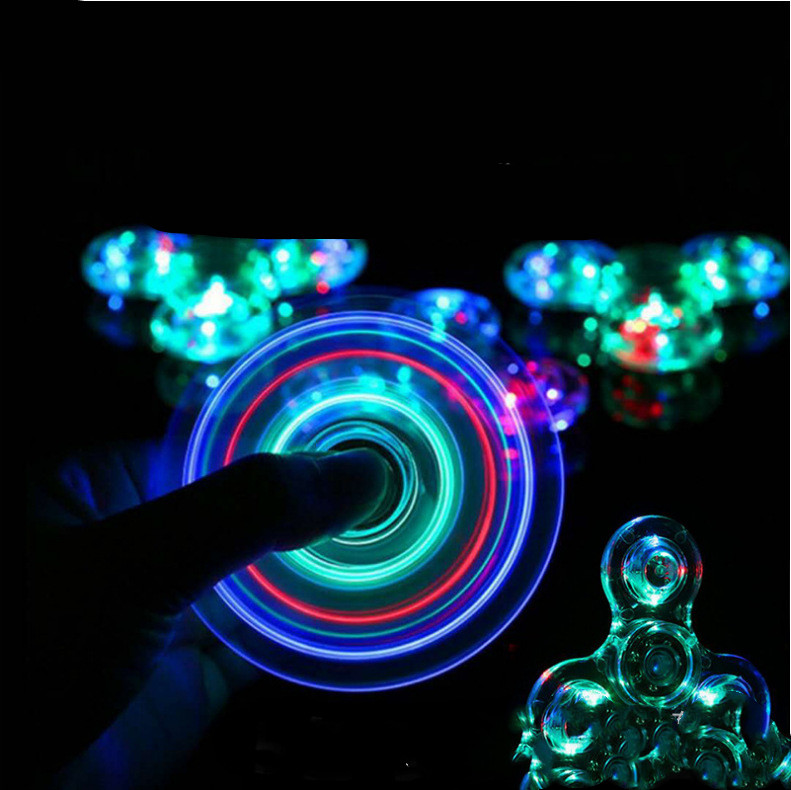 Led Light Spinner Hand Top Fidget — photo 4