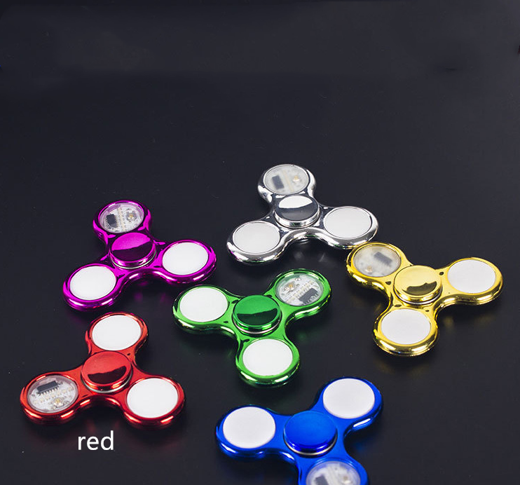 Led Light Spinner Hand Top Fidget