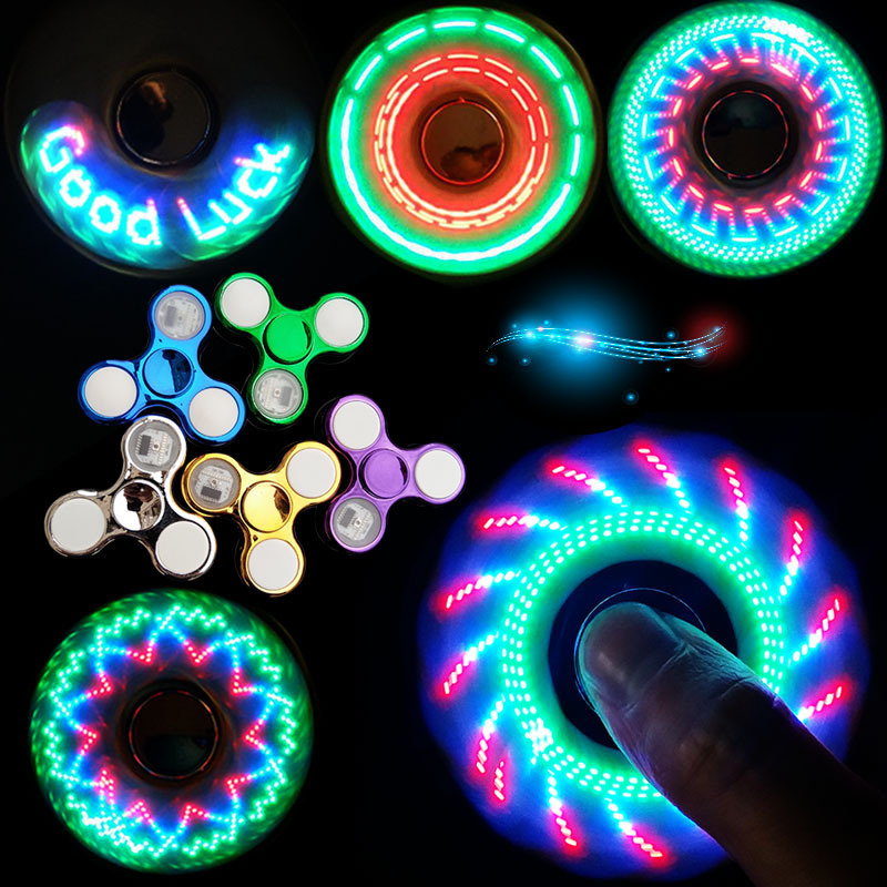 Led Light Spinner Hand Top Fidget — photo 5