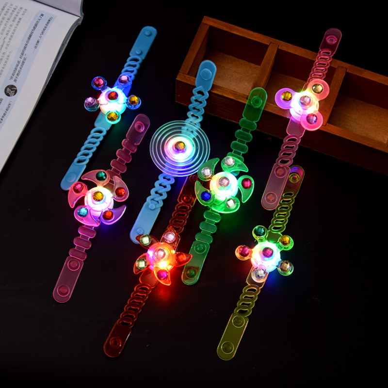 Led Light Spinner Hand Top Squeeze Toy โ photo 5