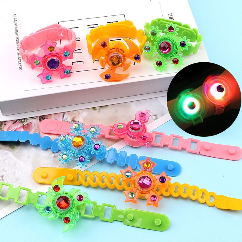 Led Light Spinner Hand Top Squeeze Toy โ photo 3