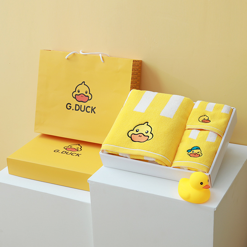 Little Yellow Duck Cotton Towel Toy โ photo 3