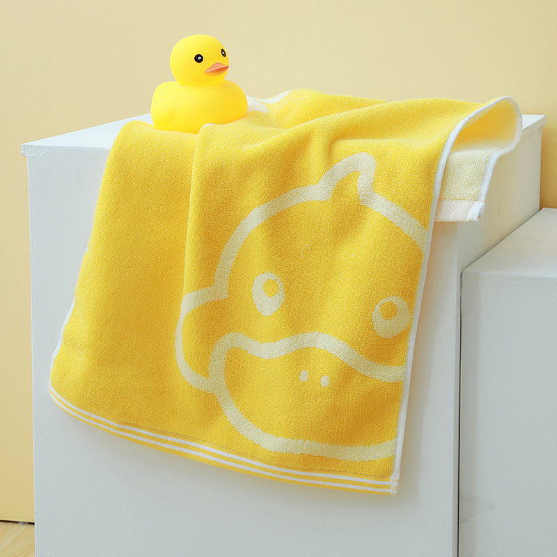 Little Yellow Duck Cotton Towel Toy