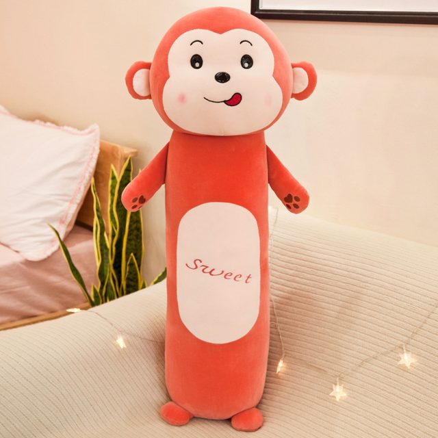 Sweet Monkey Long Hug Pillow Plush โ photo 2