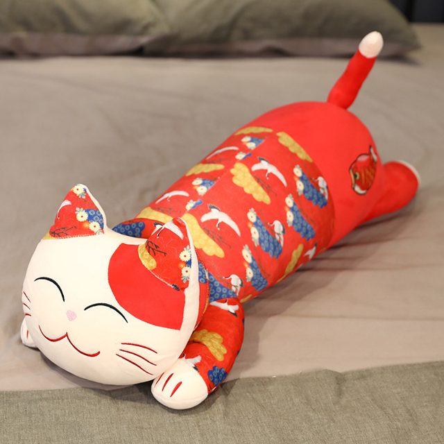 Lucky Cat Long Body Pillow Plush โ photo 5