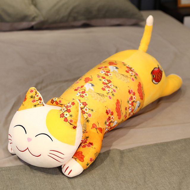 Lucky Cat Long Body Pillow Plush โ photo 3