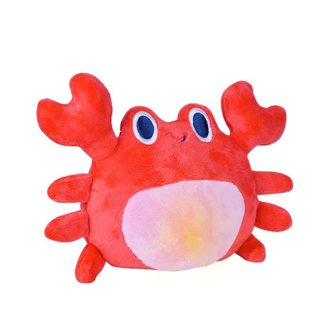 Glowy Red Crab Plushie