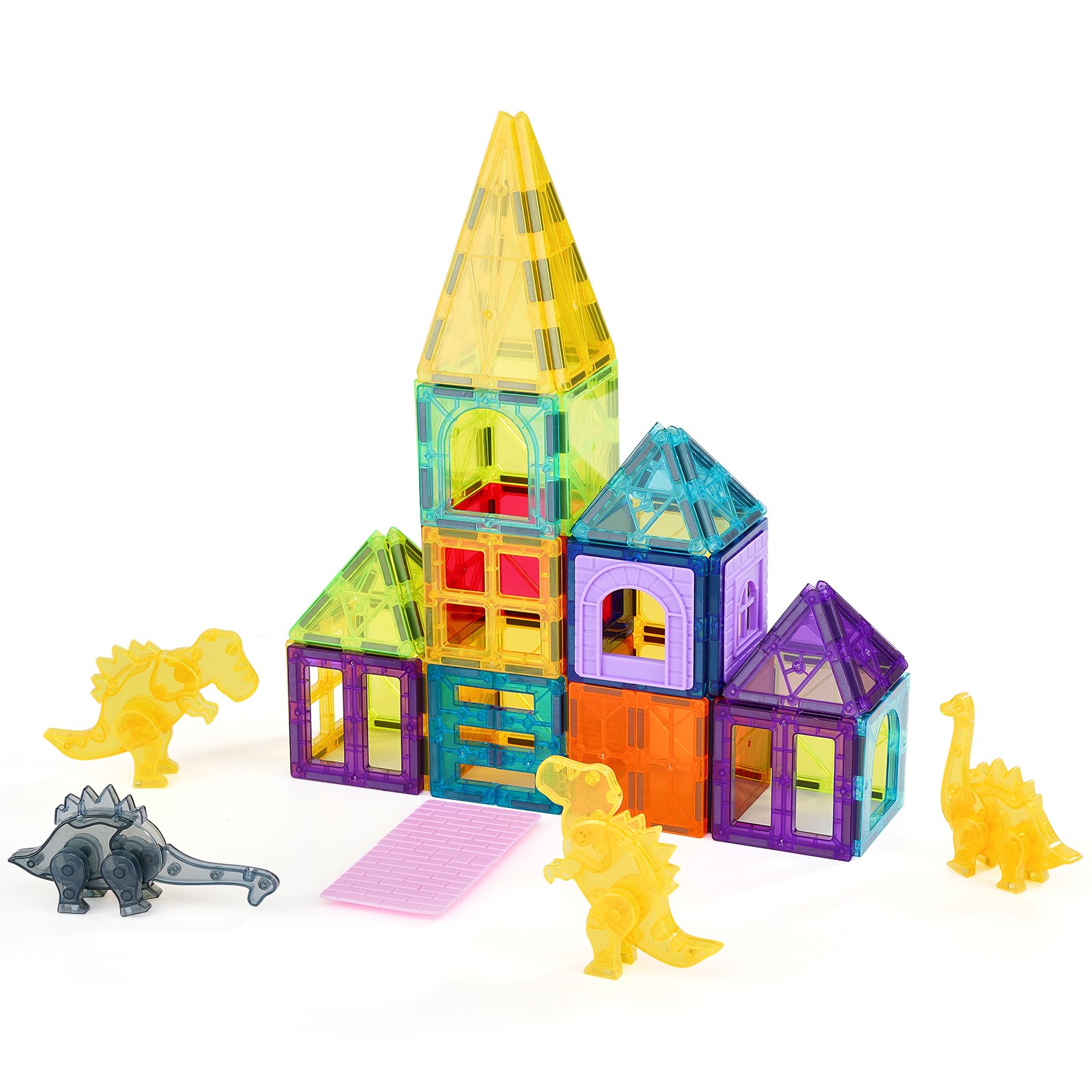 Magnetic Tiles, 56 Pcs Animals Toy