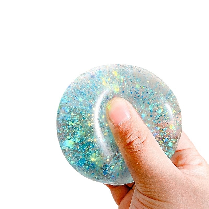 Glitter Jelly Squish Ball — photo 3