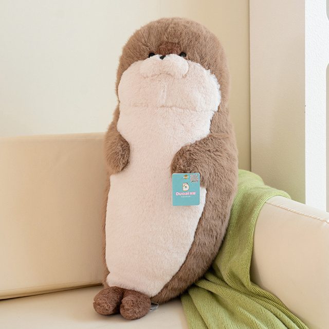 Fluffy River Otter Plush