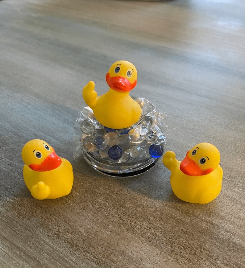 Middle Finger Flick Yellow Duck Toy — photo 5