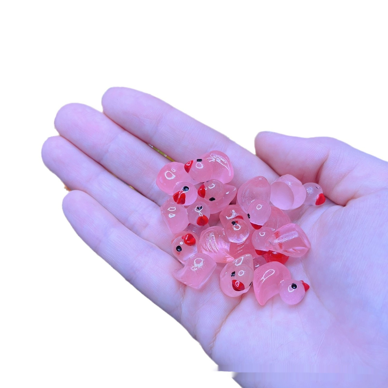 Mini Cute Transparent Duck Ornaments Toy โ photo 4