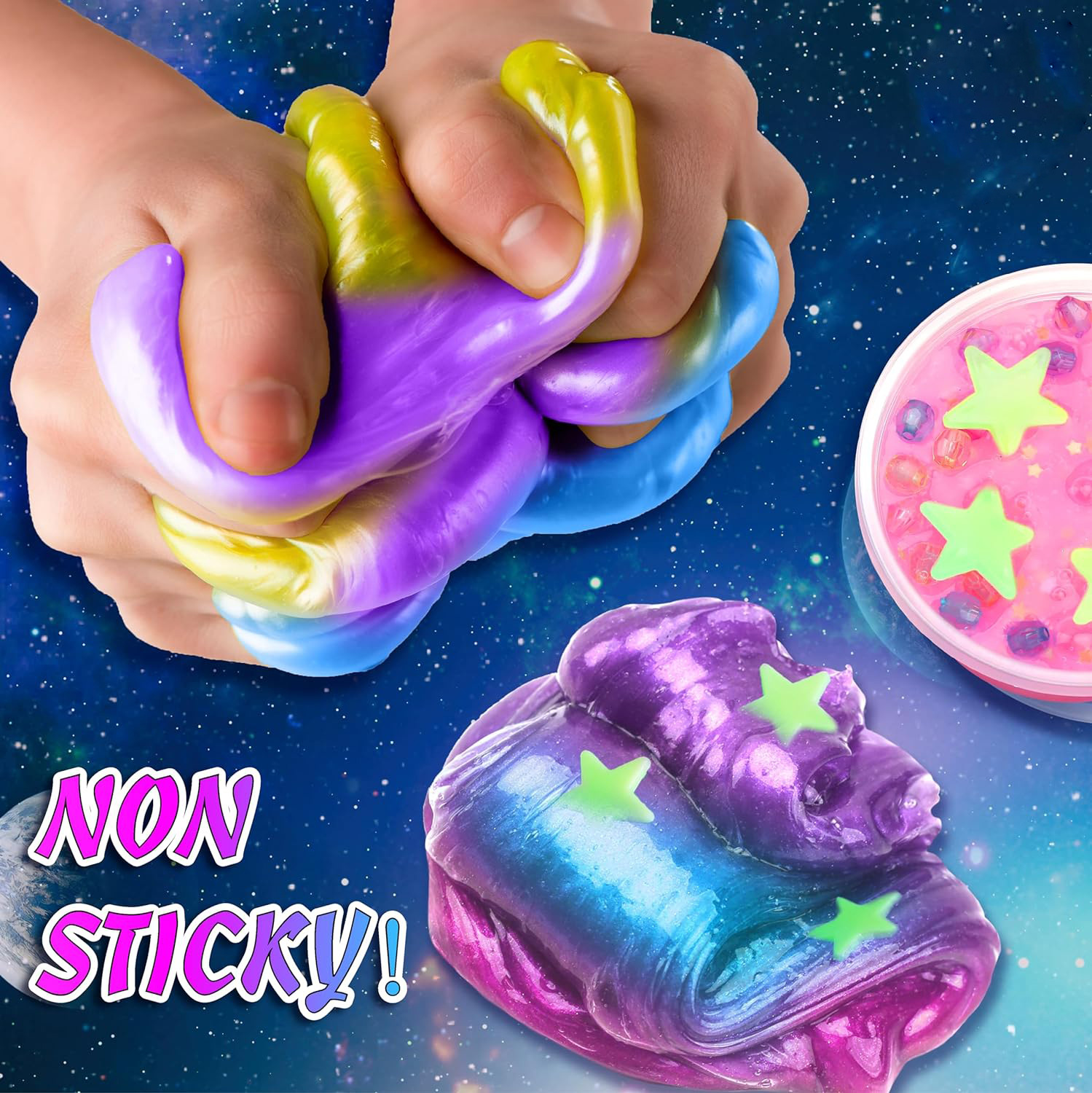 Galaxy Star Jar Slime — photo 2