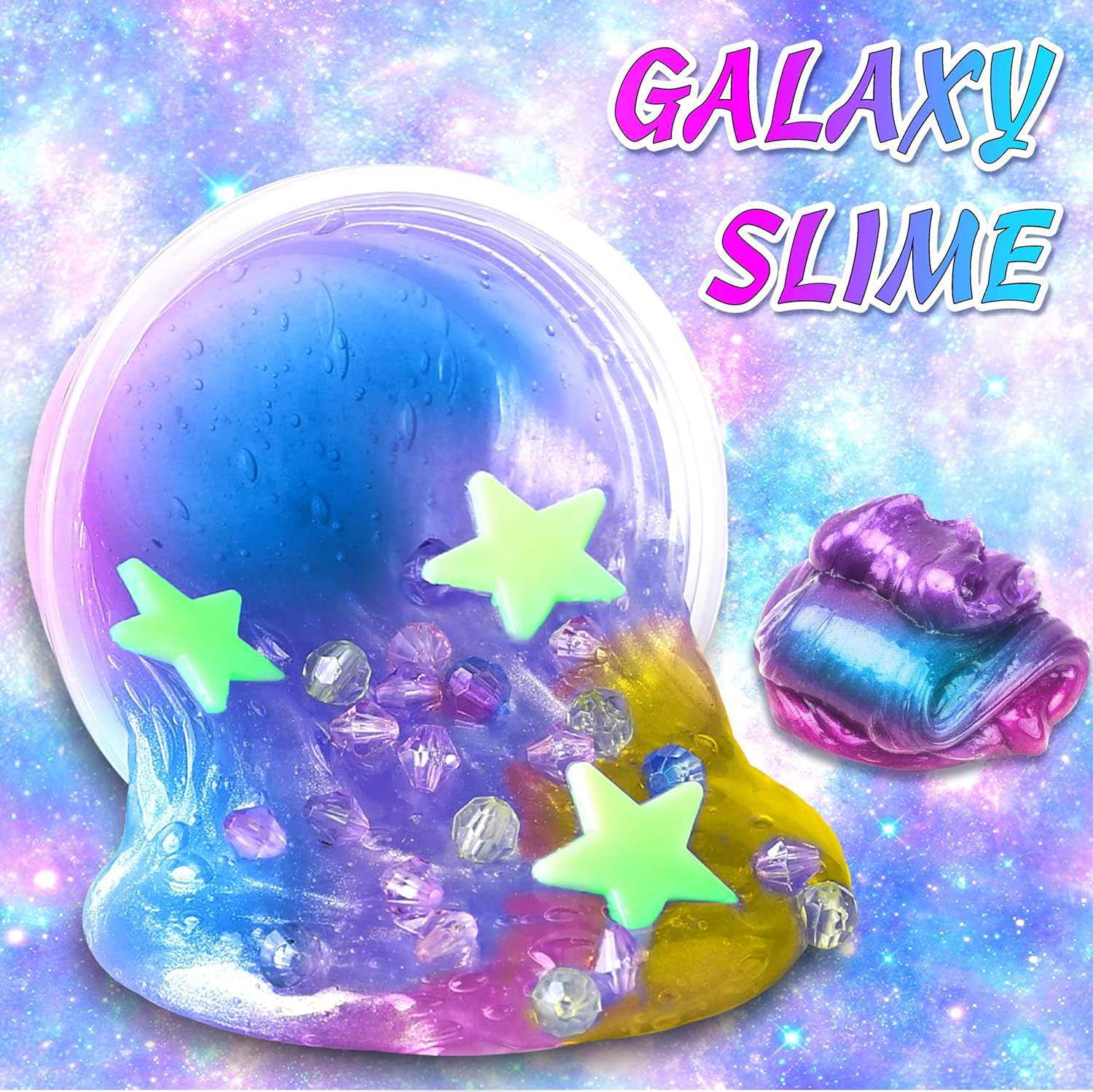 Galaxy Star Jar Slime — photo 4