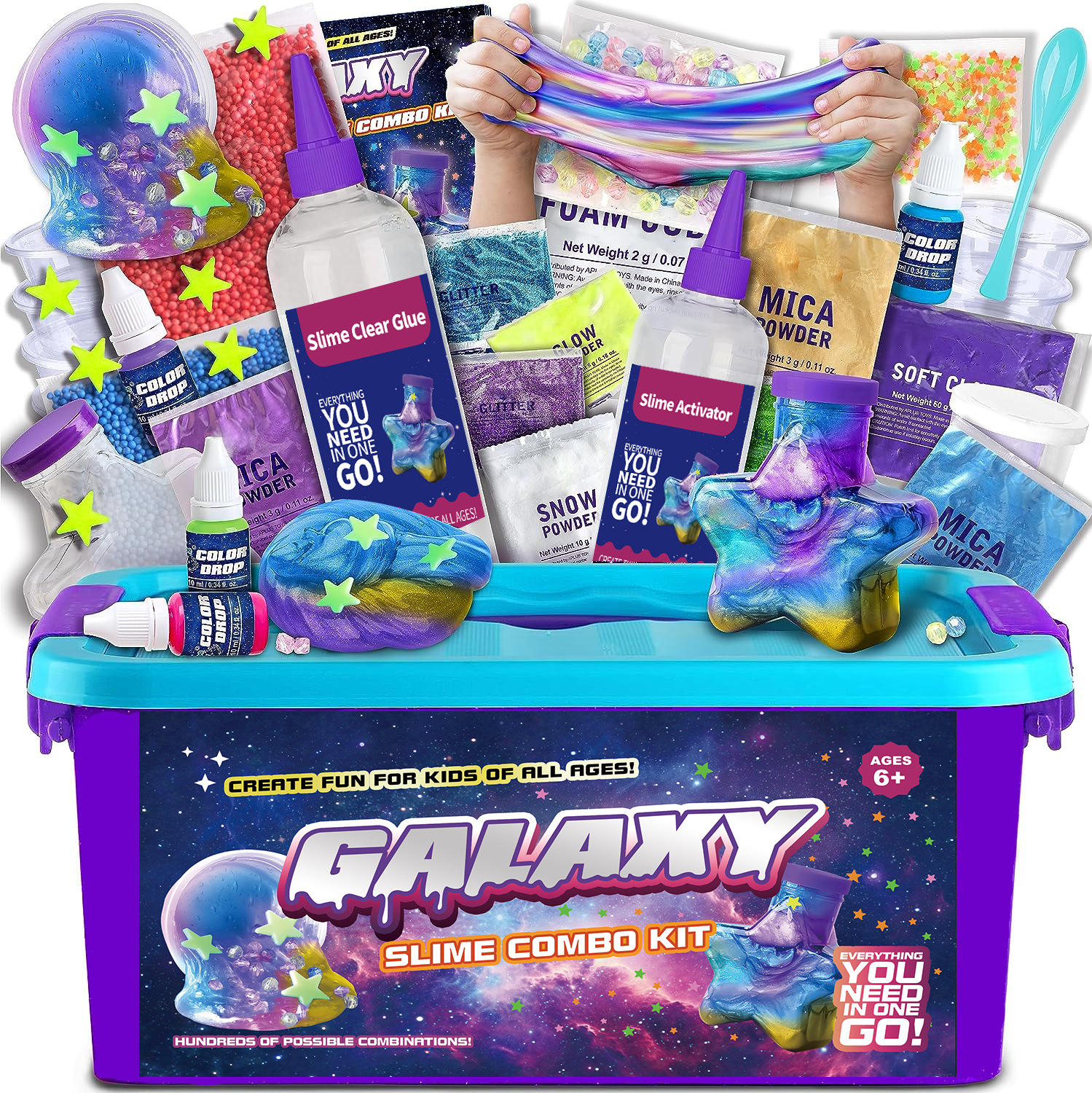 Galaxy Star Jar Slime — photo 5