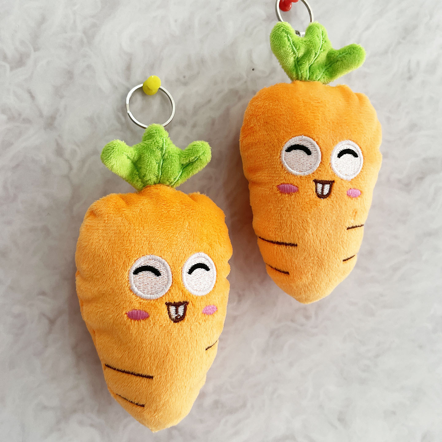 Happy Carrot Plush Keychain — photo 4