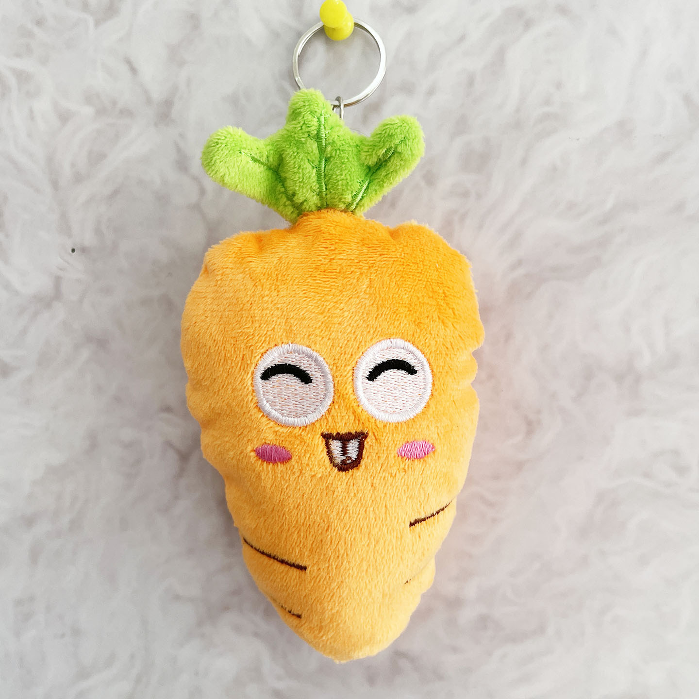 Happy Carrot Plush Keychain — photo 5
