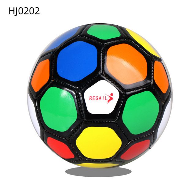 Rainbow Patchwork Mini Soccer Ball