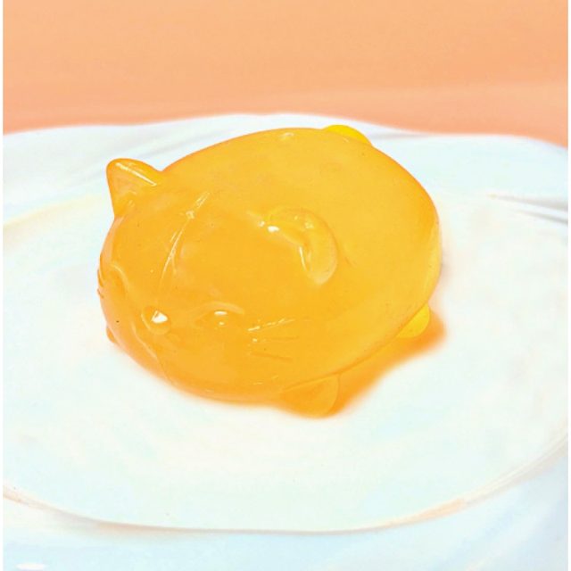 Clear Blue Jelly Cat Squishy โ photo 2