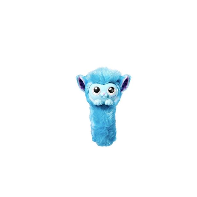 Fuzzy Blue Big-Eyes Critter Plush
