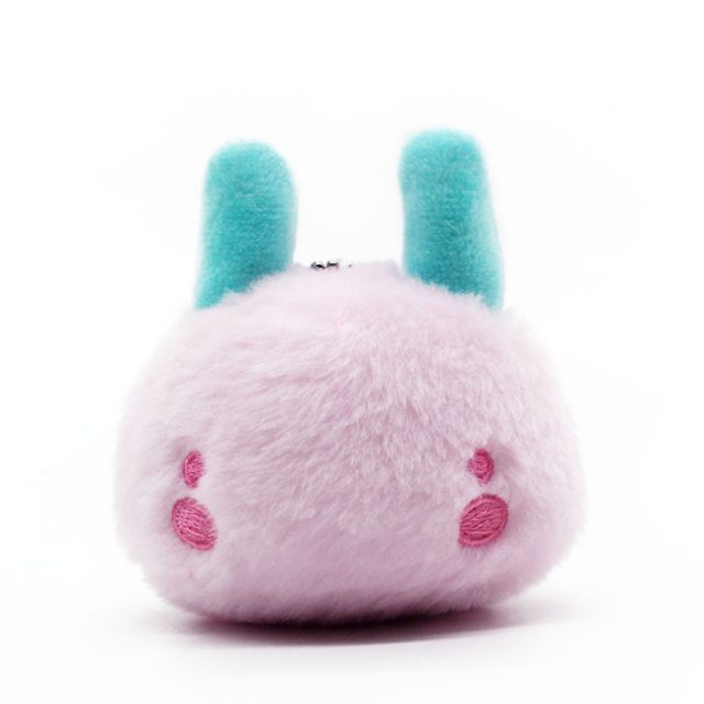 Fuzzy Mint-Ear Bunny Keychain