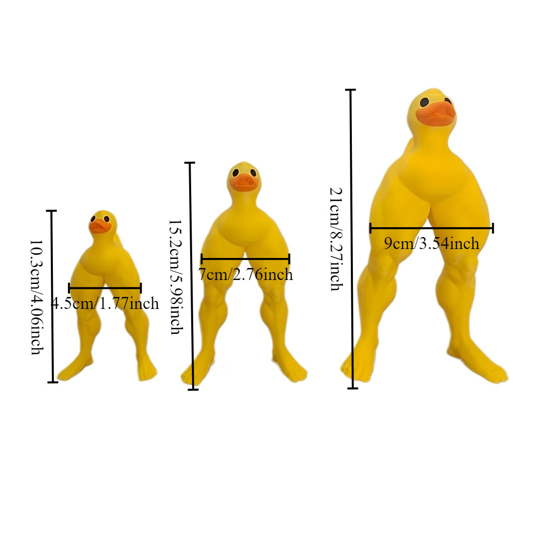 Muscle Duck Office Desk Decorative Toy โ photo 2