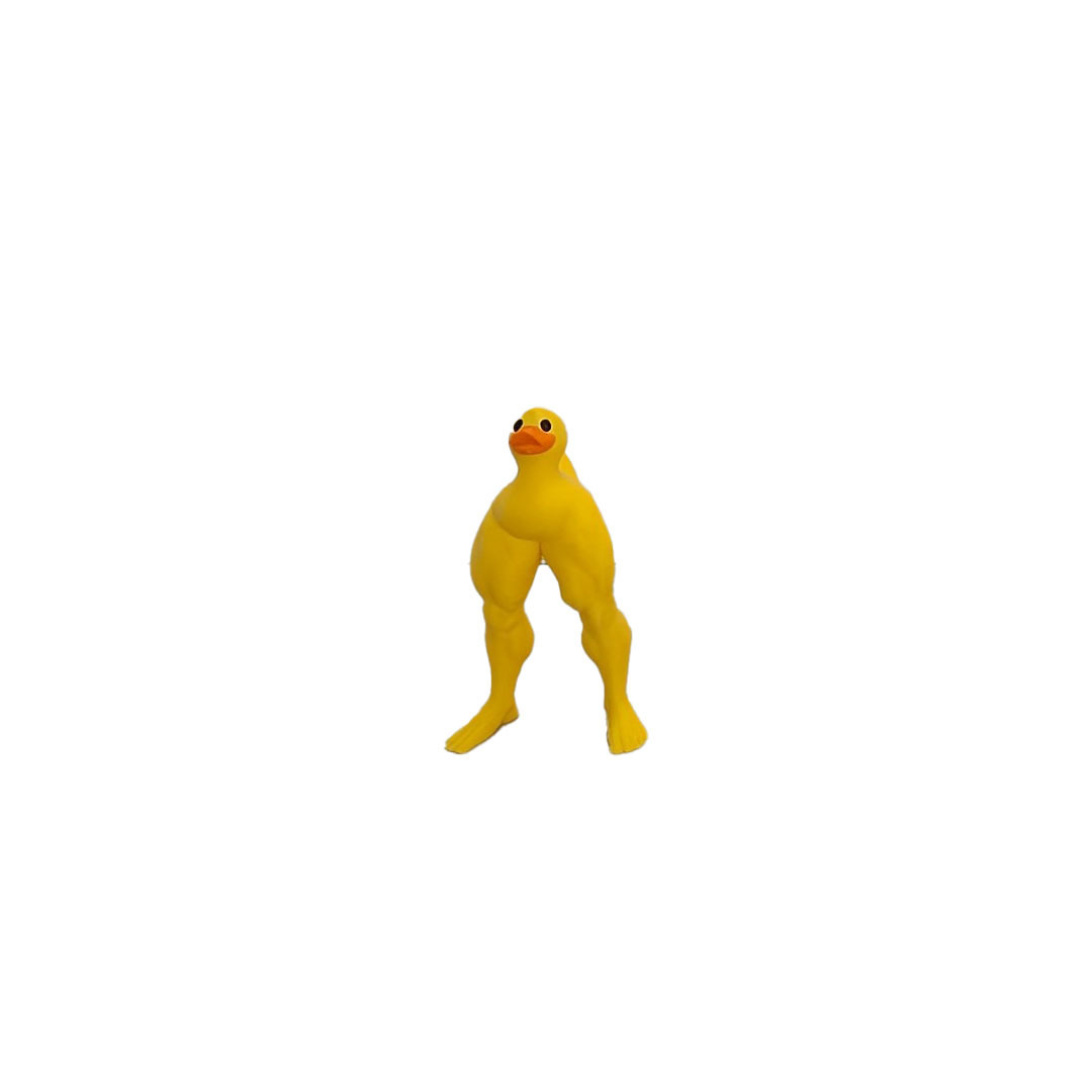 Muscle Duck Office Desk Decorative Toy