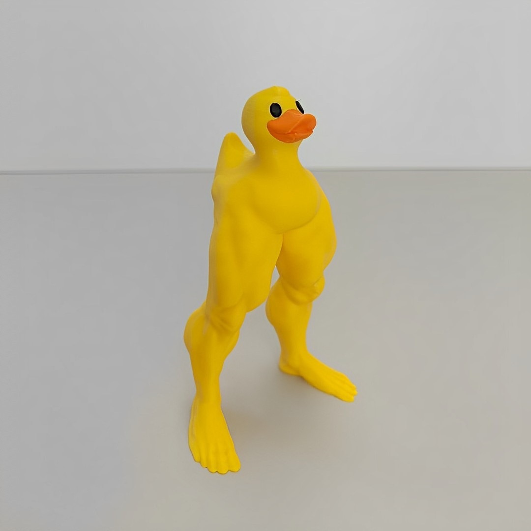 Muscle Duck Office Desk Decorative Toy โ photo 4