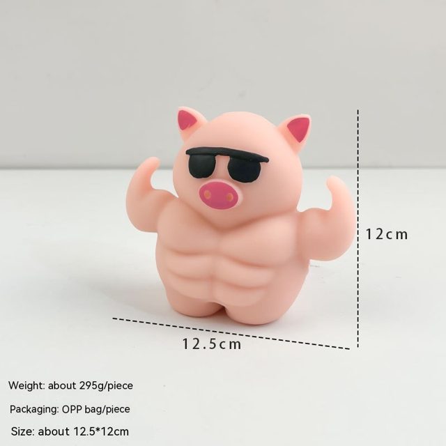Buff Piggy With Shades Squishy — photo 2