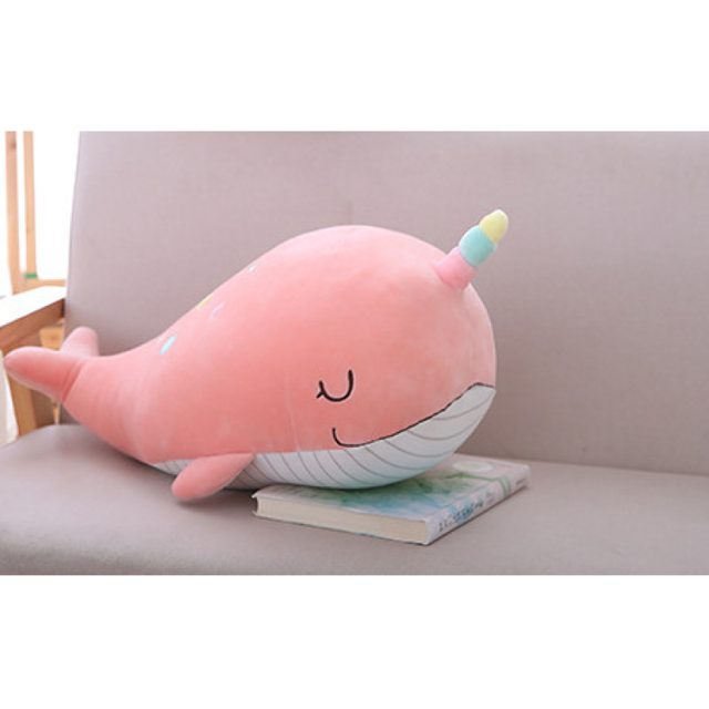 Pastel Narwhal Cuddle Pillow โ photo 3