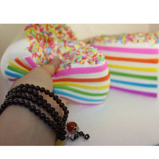 Rainbow Layer Cake Slice Squishy — photo 2