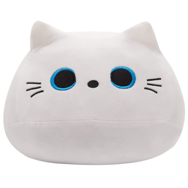 Blue-Eyed Marshmallow Cat Plush — photo 4