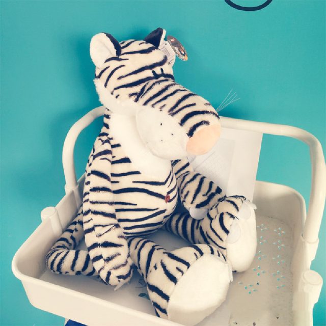 Snowy Stripes Tiger Plush Pal
