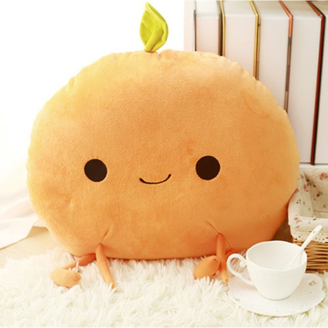 Smiley Peach Pillow Plush โ photo 2