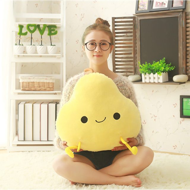Smiley Peach Pillow Plush โ photo 3