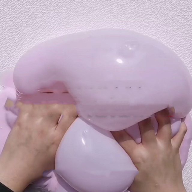Strawberry Milk Glossy Slime 350ml Jar — photo 3