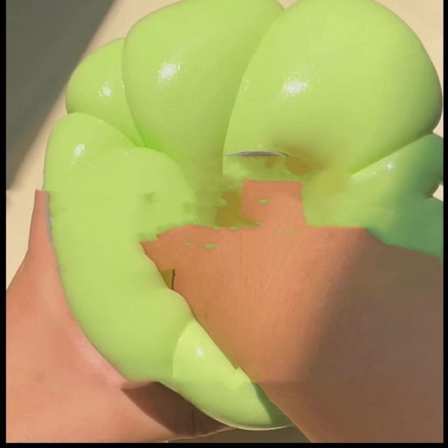 Green Apple Milk Tea Slime 350ml Jar
