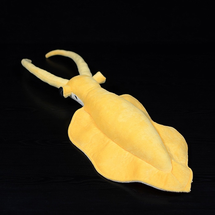 Squishy Yellow Squid Plushie